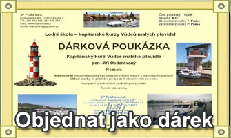 Objednat dárkovou poukázku Lodní školy na kapitánský kurz